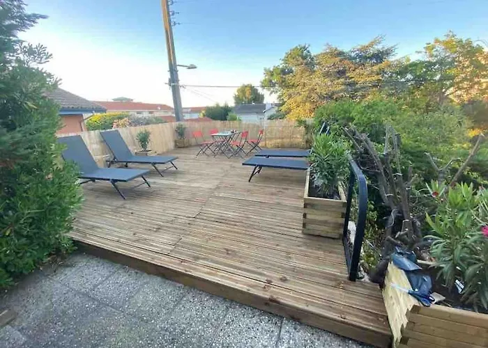 Сasa de vacaciones Maison A Avec Piscine Hors-sol Arcachón